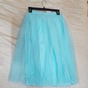 NWT Seafoam Forever 21 Tulle Tutu Skirt